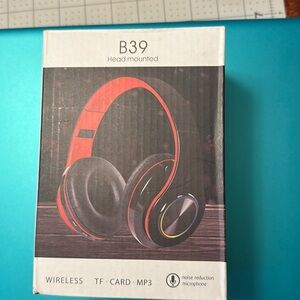 B-39 headphones wireless blue lightweight
